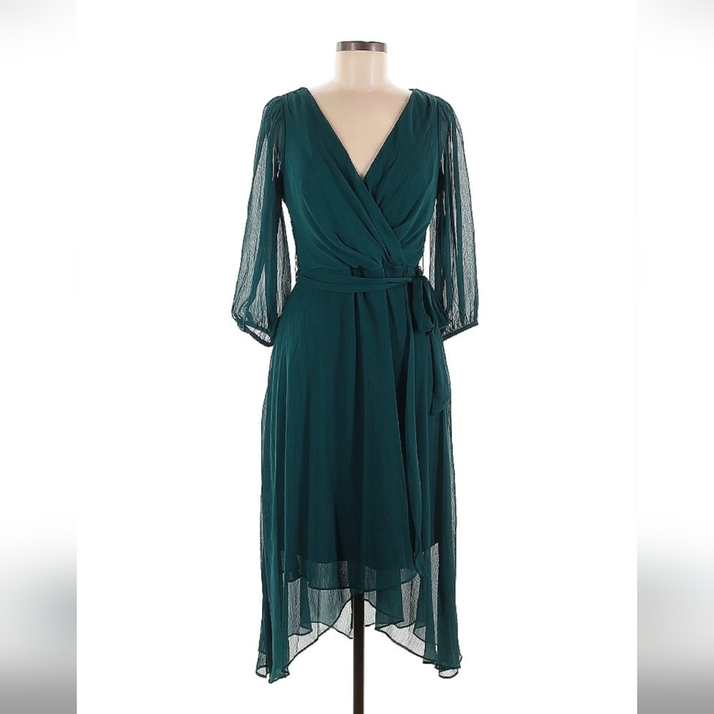 DKNY Green Cocktail Dress Size 6